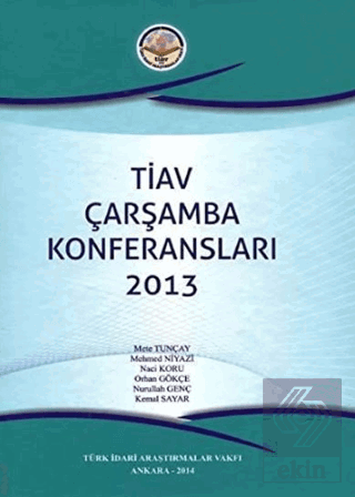 TİAV Çarşamba Konferansları 2013