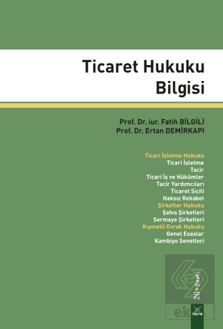 Ticaret Hukuku Bilgisi