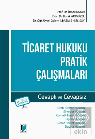 Ticaret Hukuku Pratik Çalışmaları