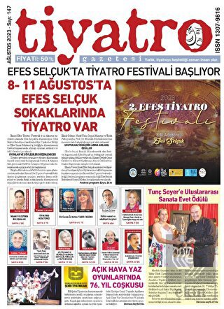 Tiyatro Gazetesi Ağustos 2023