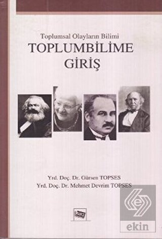 Toplumbilime Giriş