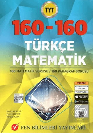 TYT 160 Matematik - 160 Türkçe Soru Bankası