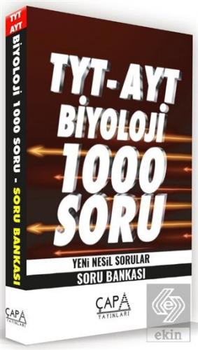 TYT - AYT Biyoloji 1000 Soru Yeni Nesil Sorular -