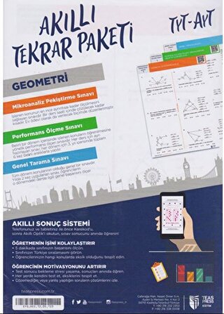 TYT AYT Geometri Akıllı Tekrar Paketleri