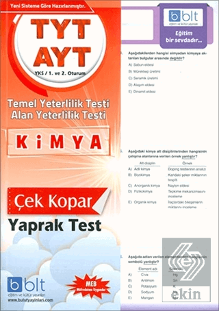 TYT AYT Kimya Yaprak Test