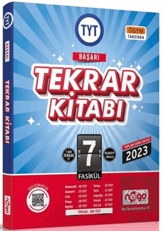 Nego Yayınları TYT Başarı Tekrar Kitabı Tek Kitap