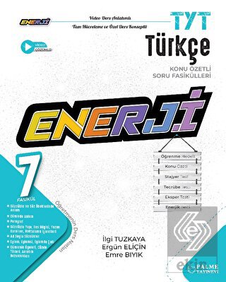 TYT Enerji Türkçe Konu Özetli Soru Fasikülleri (7