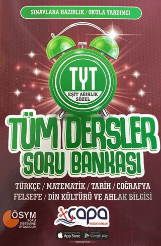 TYT Eşit Ağırlık / Sözel Tüm Dersler Soru Bankası