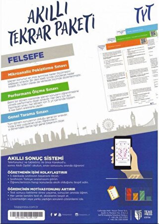 TYT Felsefe Akıllı Tekrar Paketleri