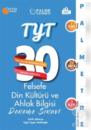 TYT Felsefe Din Kültürü ve Ahlak Bilgisi 30 Deneme