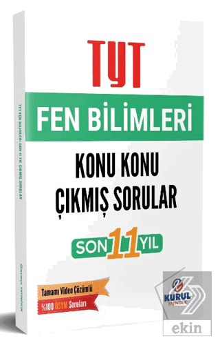 TYT Fen Bilimleri Son 11 Yıl Konu Konu Çıkmış Sorular ve Video Çözümle