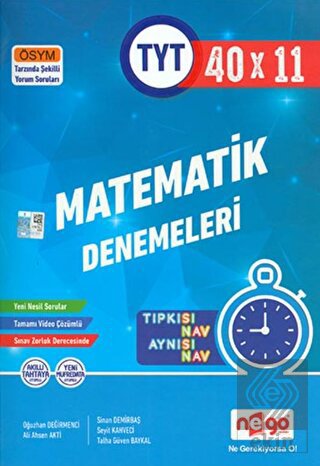 TYT Matematik Tamamı Video Çözümlü 40x11 Branş Den