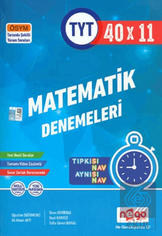 TYT Matematik Tamamı Video Çözümlü 40x11 Branş Den