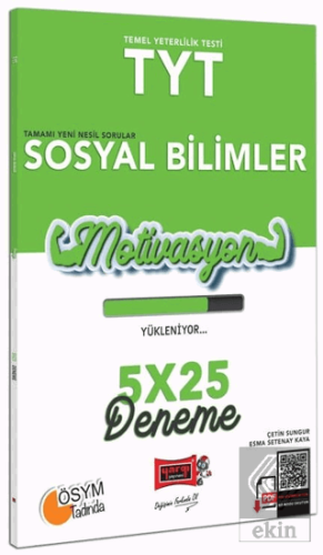 TYT Motivasyon Sosyal Bilimler 5x25 Denemesi