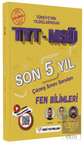 TYT MSÜ Fen Bilimleri Son 5 Yıl Çıkmış Sınav Sorul