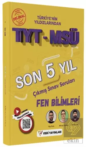 TYT MSÜ Fen Bilimleri Son 5 Yıl Çıkmış Sınav Sorul