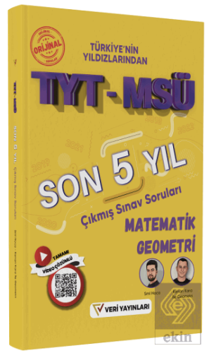 TYT MSÜ Matematik Geometri Son 5 Yıl Çıkmış Sınav