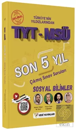 TYT MSÜ Sosyal Bilimler Son 5 Yıl Çıkmış Sınav Sor