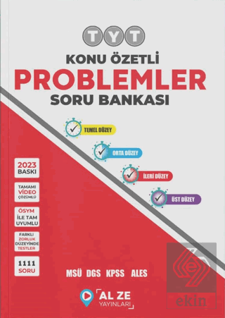 TYT Problemler Konu Özetli Soru Bankası