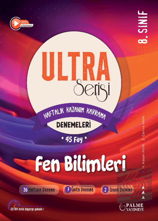 Ultra Serisi 8.Sınıf Fen Bilimleri Deneme Kitabı (