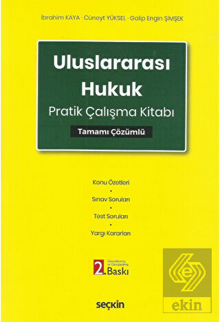 Uluslararası Hukuk Pratik Çalışma Kitabı