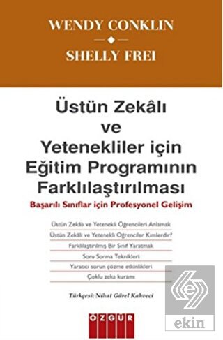 Üstün Zekalı ve Yetenekliler İçin Eğitim Programın