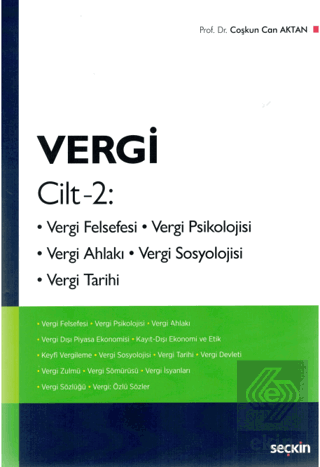 Vergi Cilt:2 (Vergi Felsefesi - Vergi Psikolojisi)