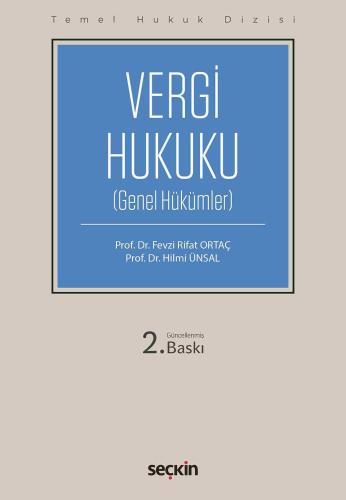 Vergi Hukuku (Genel Hükümler)