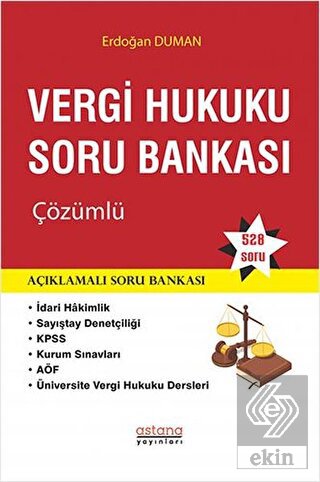 Vergi Hukuku Soru Bankası Çözümlü