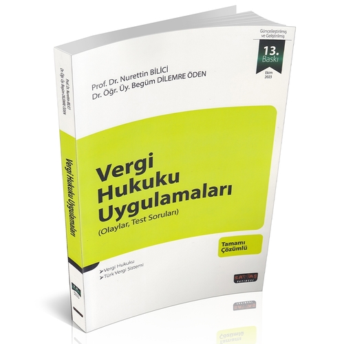 Vergi Hukuku Uygulamaları (Olaylar, Test Soruları)