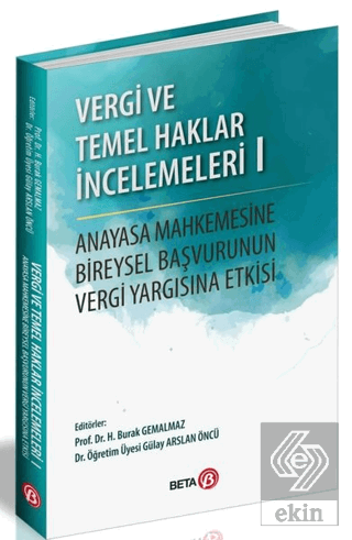 Vergi ve Temel Haklar İncelemeleri 1