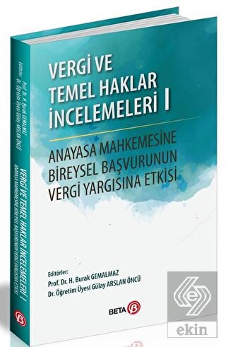 Vergi ve Temel Haklar İncelemeleri 1