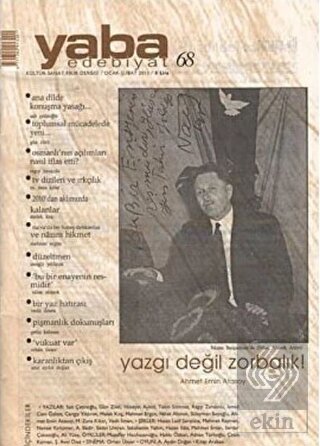 Yaba Edebiyat Dergisi Sayı: 68