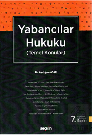 Yabancılar Hukuku (Temel Konular)