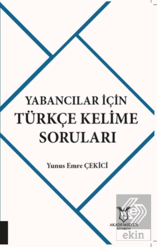 Yabancılar İçin Türkçe Kelime Soruları