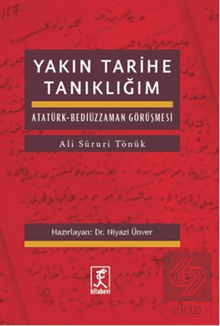 Yakın Tarihe Tanıklığım