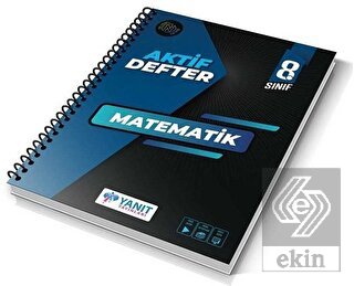 Yanıt Yayınları Aktif Defter 8.Sınıf Matematik