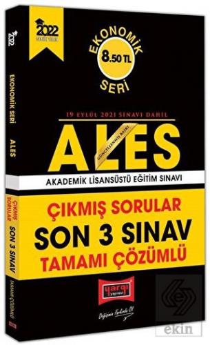 Yargı 2022 ALES Ekonomik Seri Tamamı Çözümlü Son 3