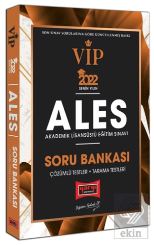 Yargı 2022 ALES VIP Soru Bankası