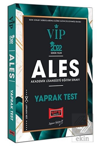 Yargı 2022 ALES VIP Yaprak Test