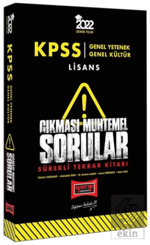 Yargı 2022 KPSS Genel Yetenek Genel Kültür Çıkması