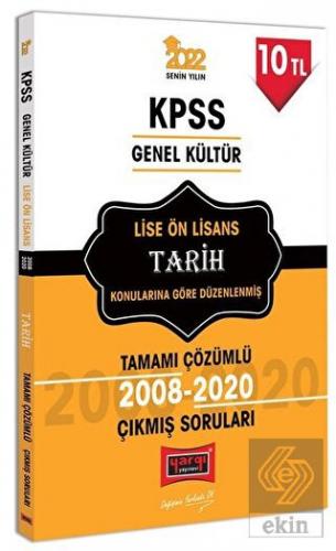 Yargı 2022 KPSS GK Lise Ön Lisans Tarih Tamamı Çöz