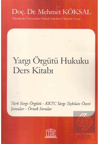 Yargı Örgütü Hukuku Ders Kitabı