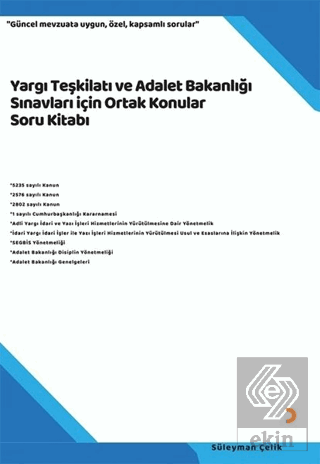 Yargı Teşkilatı ve Adalet Bakanlığı Sınavları için