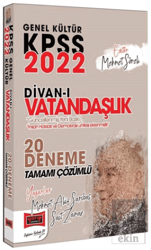 Yargı Yayınları 2022 KPSS Genel Kültür Divanı Vatandaşlık Tamamı Çözüm