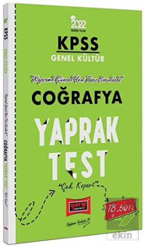 Yargı Yayınları 2022 KPSS Lisans GK Coğrafya Yapra