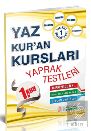 Yaz Kuran Kursları Yaprak Test 1. Kur