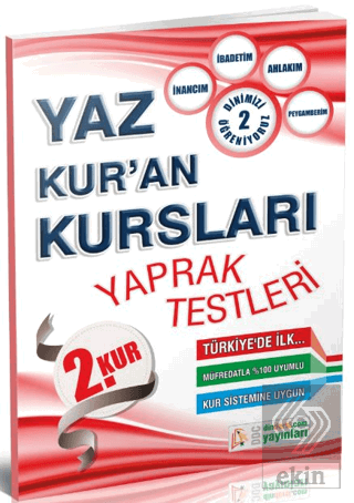 Yaz Kuran Kursları Yaprak Test 2. Kur