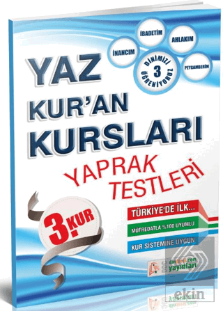 Yaz Kuran Kursları Yaprak Test 3. Kur