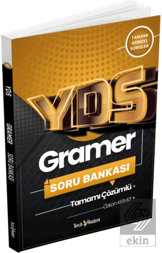 YDS Gramer Tamamı Çözümlü Soru Bankası 2022 Tercih